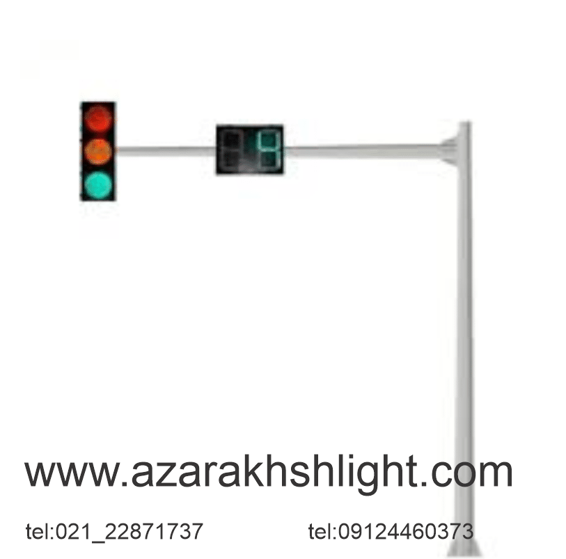 21 پایه چراغ راهنمایی و رانندگی ترافیکی چشمک زن با نور قابل تنظیم و کیفیت بالا