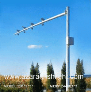 پایه دوربین جاده‌ای و امنیتی چندوجهی با بازویی، مناسب برای خیابان‌ها و ترافیک، قیمت و خرید آسان